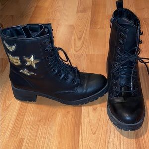 Madden Girl Combat Boots